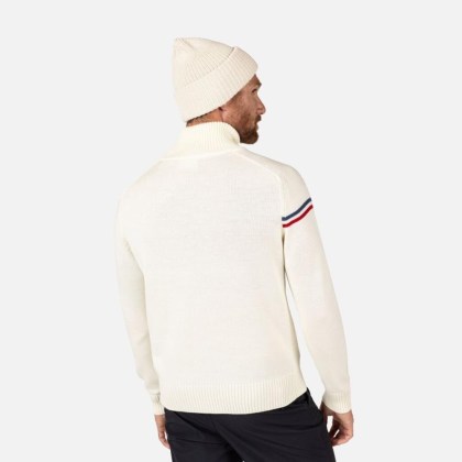 Rossignol ODYSSEUS HZ MERINO SWEATER-NATURE WHITE-triko