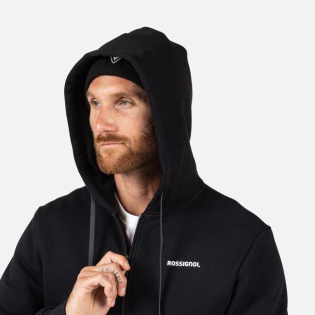 Rossignol PRESSET FZH SWEATSHIRT-BLACK-mikina