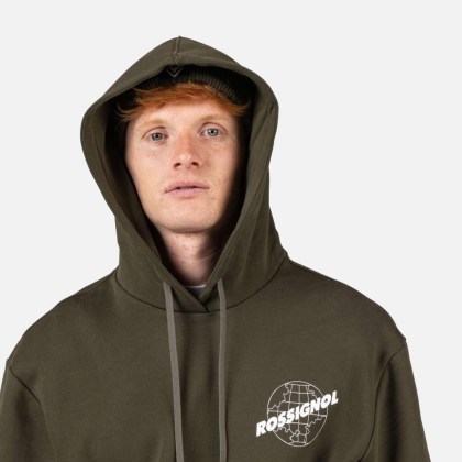 Rossignol WATERFALL H RELAX SWEATSHIRT-OLIVE SHADOW-mikina