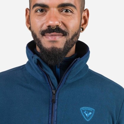 Rossignol STRAWPILE FLEECE FZ pánská lyžařská mikina se zipem