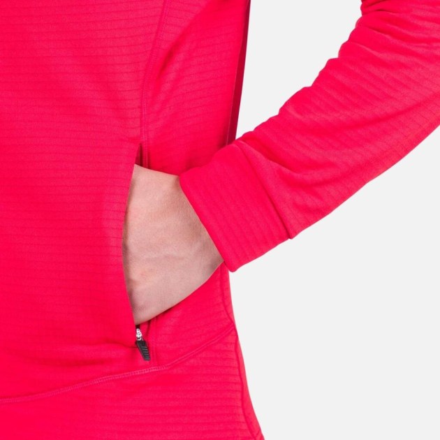 Rossignol BLACKSIDE FLEECE FZ-SPORTS RED-mikina