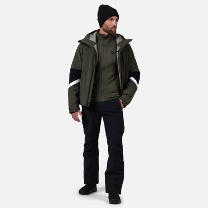 Rossignol BLACKSIDE FLEECE FZ-OLIVE SHADOW-mikina