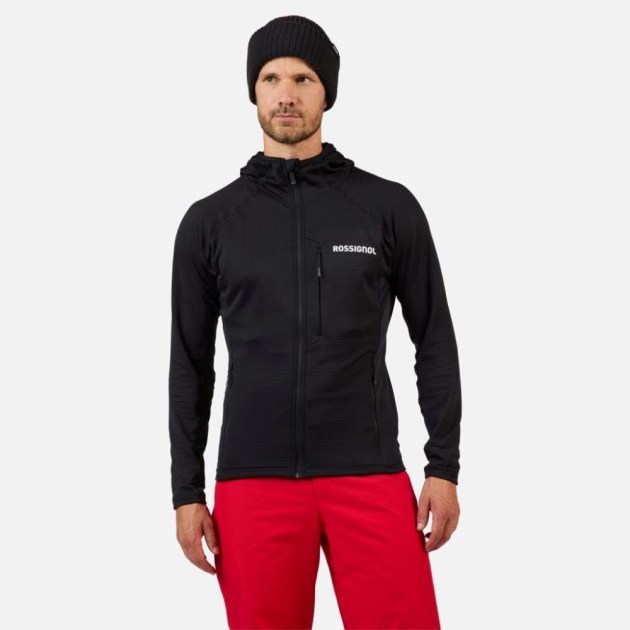 Rossignol BLACKSIDE MIX FZH FLEECE-BLACK-mikina