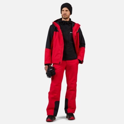 Rossignol BLACKSIDE MIX FZH FLEECE-BLACK-mikina