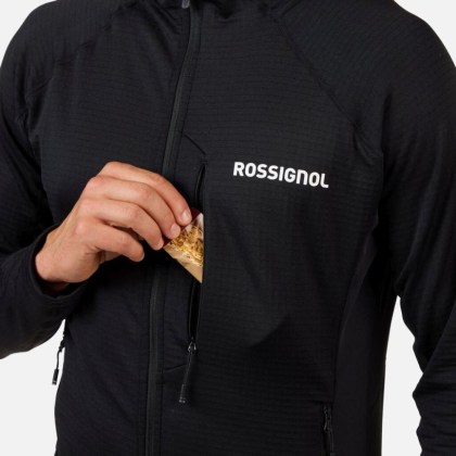 Rossignol BLACKSIDE MIX FZH FLEECE-BLACK-mikina