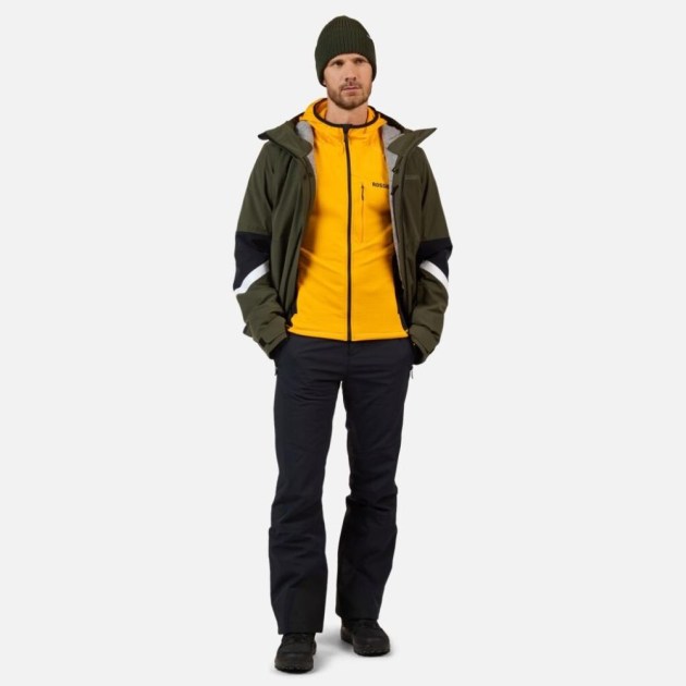 Rossignol BLACKSIDE MIX FZH FLEECE-SAFFRON YLW-mikina