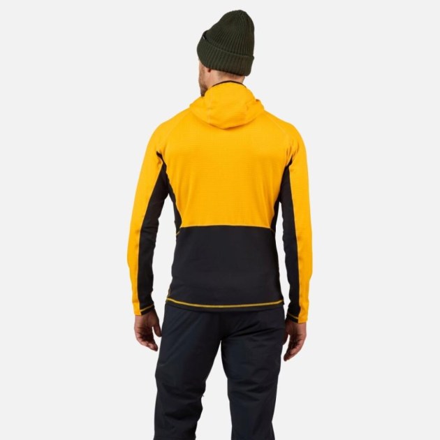 Rossignol BLACKSIDE MIX FZH FLEECE-SAFFRON YLW-mikina