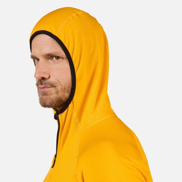 Rossignol BLACKSIDE MIX FZH FLEECE-SAFFRON YLW-mikina