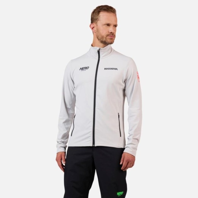 Rossignol HERO MID LAYER STRETCH JKT-SOFT GREY-mikina