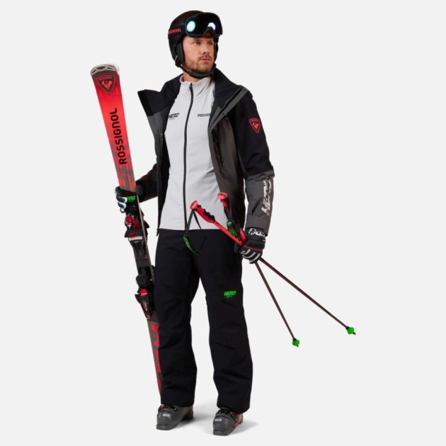 Rossignol HERO MID LAYER STRETCH JKT-SOFT GREY-mikina