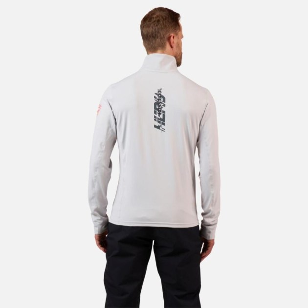 Rossignol HERO MID LAYER STRETCH JKT-SOFT GREY-mikina