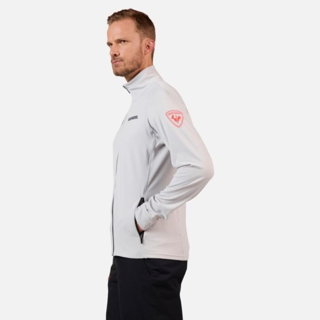 Rossignol HERO MID LAYER STRETCH JKT-SOFT GREY-mikina