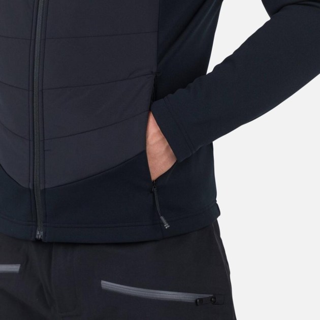 Rossignol CLASSIQUE HYBRID CLIM FZ-BLACK-mikina