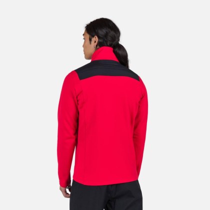 Rossignol CLASSIQUE HYBRID CLIM FZ-SPORTS RED-mikina