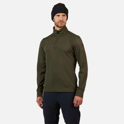Rossignol MID LAYER STRETCH HZ-OLIVE SHADOW-mikina