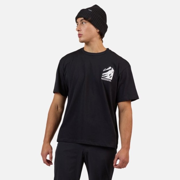 Rossignol WATERFALL RELAX TEE-BLACK-triko