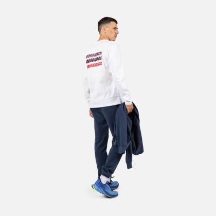 Rossignol LONG SLEEVE TEE-WHITE-triko