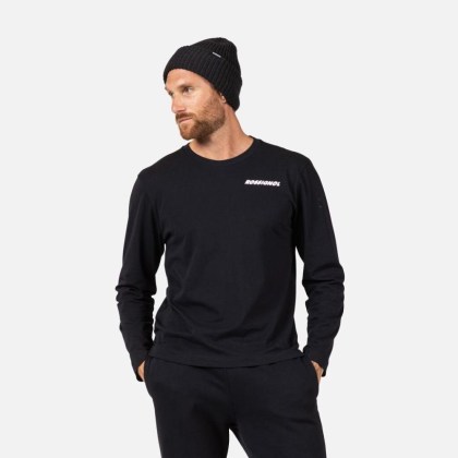 Rossignol LONG SLEEVE TEE-BLACK-triko