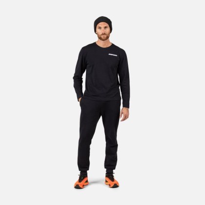 Rossignol LONG SLEEVE TEE-BLACK-triko