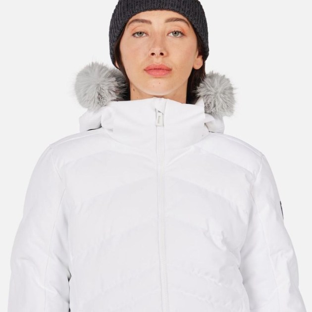 Rossignol W STACI INSULATED JKT-WHITE-bunda