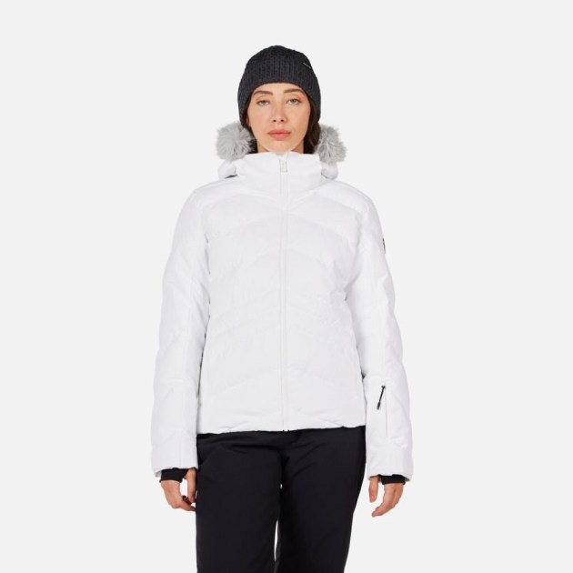 Rossignol W STACI INSULATED JKT-WHITE-bunda