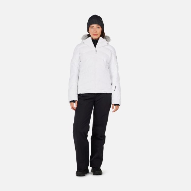 Rossignol W STACI INSULATED JKT-WHITE-bunda