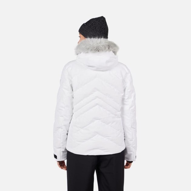 Rossignol W STACI INSULATED JKT-WHITE-bunda