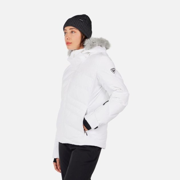 Rossignol W STACI INSULATED JKT-WHITE-bunda