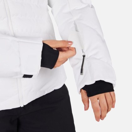 Rossignol W STACI INSULATED JKT-WHITE-bunda