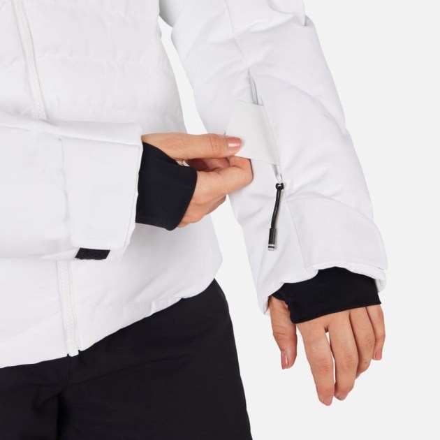 Rossignol W STACI INSULATED JKT-WHITE-bunda