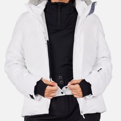 Rossignol W STACI INSULATED JKT-WHITE-bunda