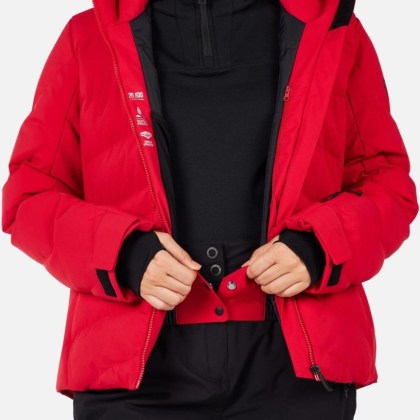 Rossignol W STACI INSULATED JKT-RUBY RED-bunda