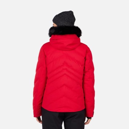 Rossignol W STACI INSULATED JKT-RUBY RED-bunda