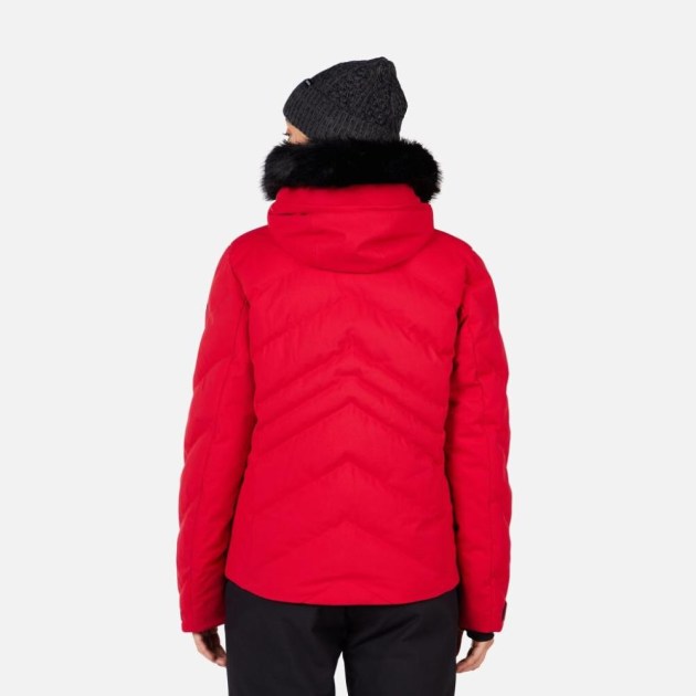 Rossignol W STACI INSULATED JKT-RUBY RED-bunda
