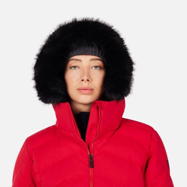 Rossignol W STACI INSULATED JKT-RUBY RED-bunda