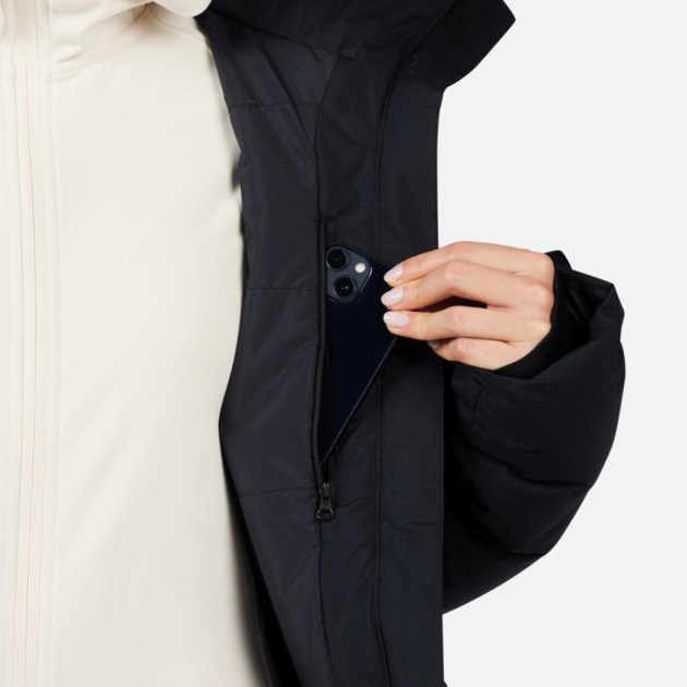 Rossignol W WISPILE RIPSTOP DOWN JKT-BLACK-bunda