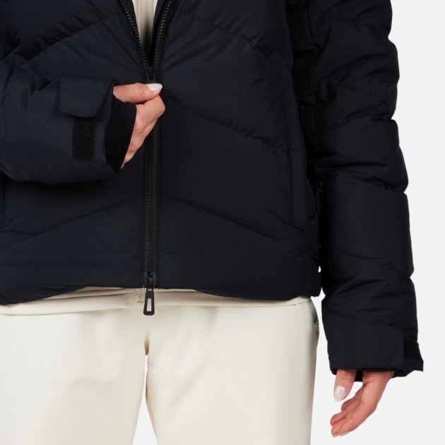 Rossignol W WISPILE RIPSTOP DOWN JKT-BLACK-bunda