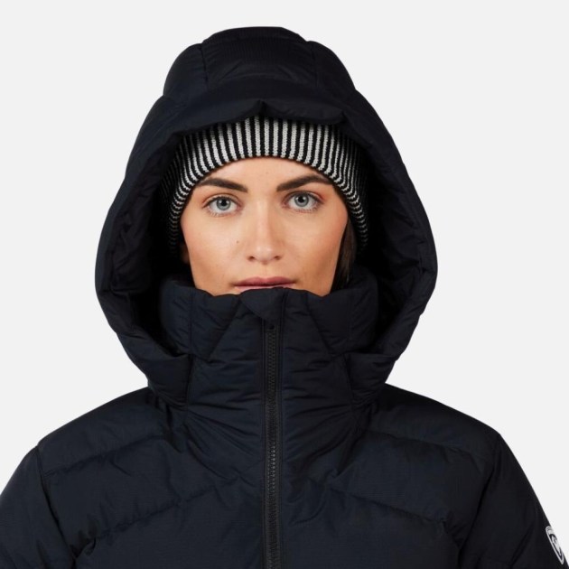 Rossignol W WISPILE RIPSTOP DOWN JKT-BLACK-bunda