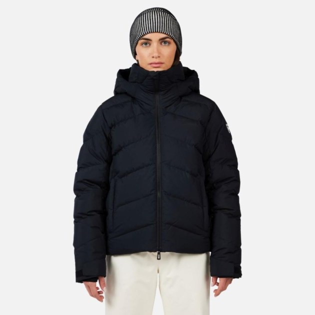 Rossignol W WISPILE RIPSTOP DOWN JKT-BLACK-bunda
