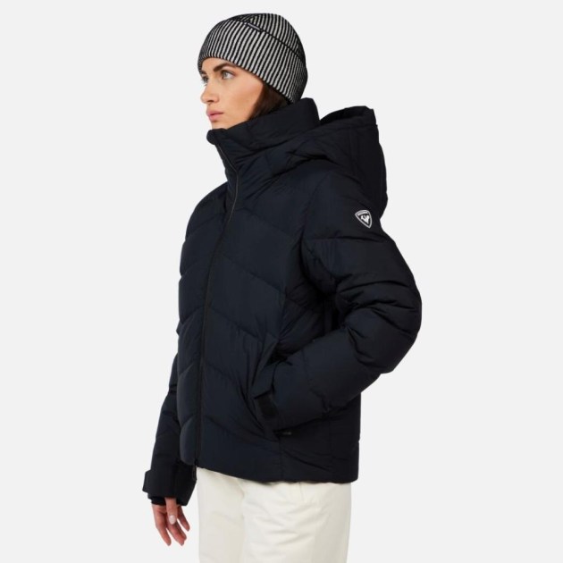 Rossignol W WISPILE RIPSTOP DOWN JKT-BLACK-bunda