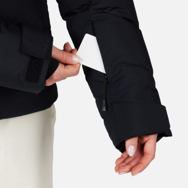 Rossignol W WISPILE RIPSTOP DOWN JKT-BLACK-bunda