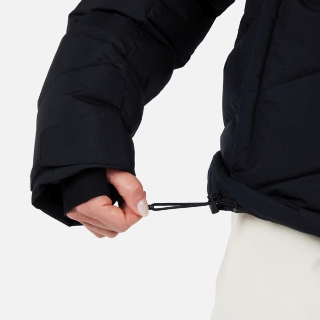 Rossignol W WISPILE RIPSTOP DOWN JKT-BLACK-bunda