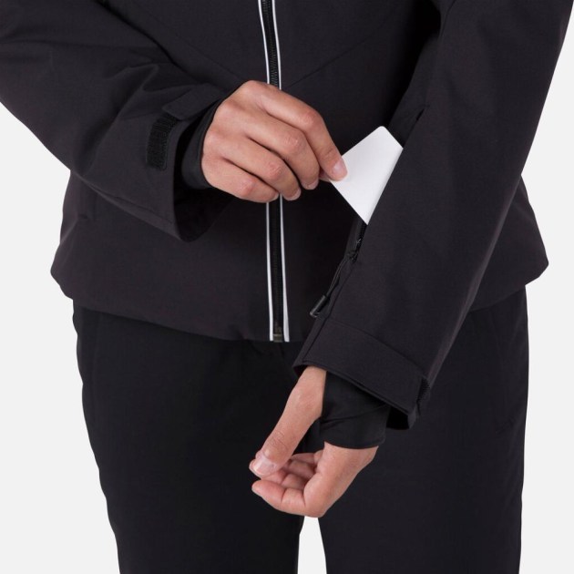 Rossignol W STRAWPILE JKT-BLACK-bunda