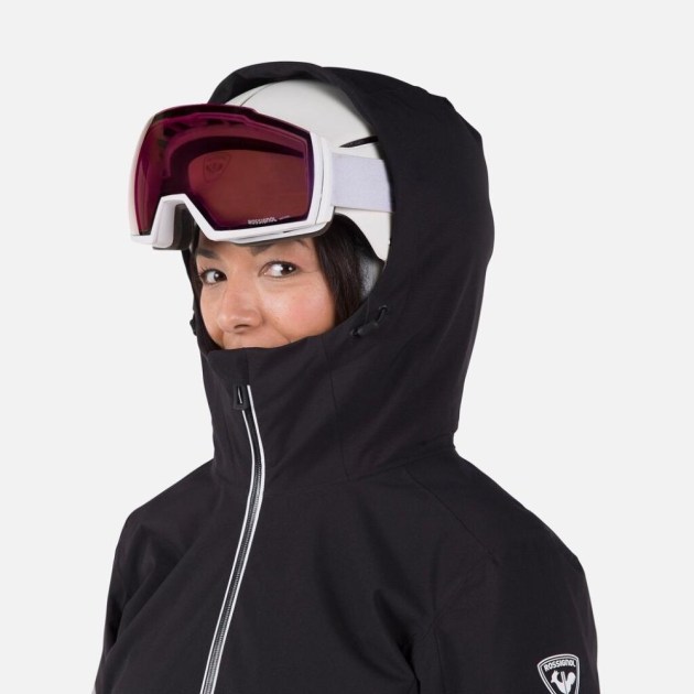 Rossignol W STRAWPILE JKT-BLACK-bunda