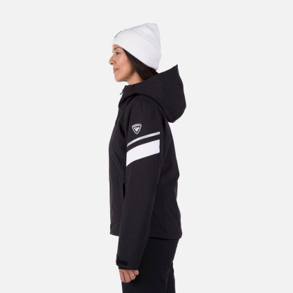 Rossignol W STRAWPILE JKT-BLACK-bunda