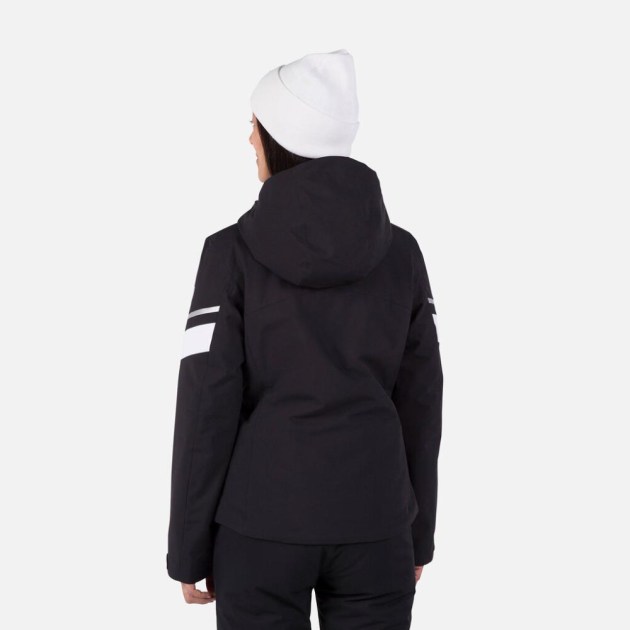Rossignol W STRAWPILE JKT-BLACK-bunda