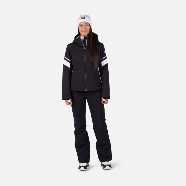Rossignol W STRAWPILE JKT-BLACK-bunda