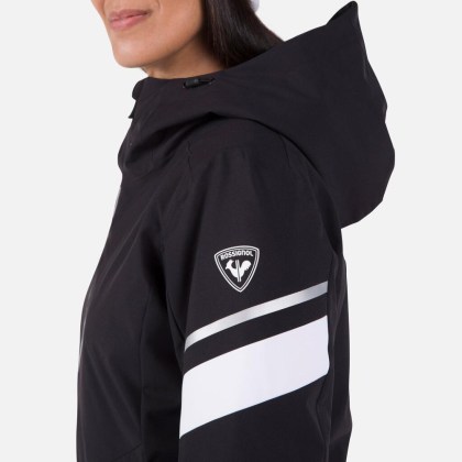 Rossignol W STRAWPILE JKT-BLACK-bunda