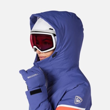 Rossignol W STRAWPILE JKT-FUTURE BLUE-bunda