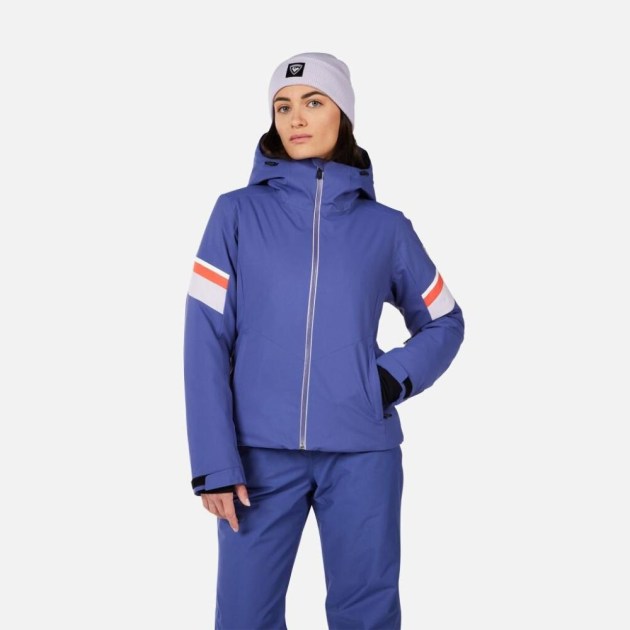 Rossignol W STRAWPILE JKT-FUTURE BLUE-bunda